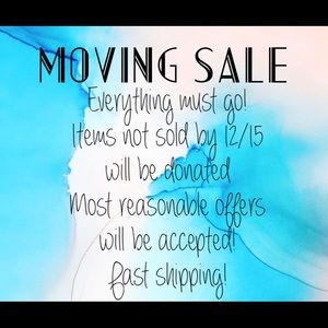 SALE! Everything must go by 12/15!